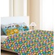 COPRILETTO COTONE PIQUET EMOJI QUADRIFOGLIO