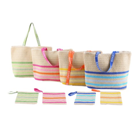 SET BORSA MARE E POCHETTE CHIARA SGHOME