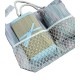 ASSORTITO 4 CONFEZIONI SET BORSA DA MARE + STUOIA + CUSCINO MISTO COTONE VIKY SGHOME