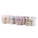 ASSORTITO 4 CONFEZIONI SET BORSA DA MARE + STUOIA + CUSCINO MISTO COTONE VIKY SGHOME