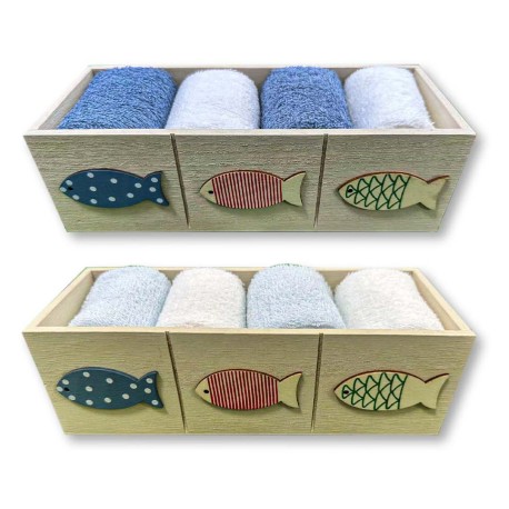 SET 4 PEZZI LAVETTE SPUGNA 30 X 30 CM NITER SGHOME
