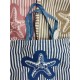 ASSORTITO 6 PEZZI BORSA DA MARE XXL COTONE ESTEREL GITIESSE