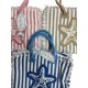 ASSORTITO 6 PEZZI BORSA DA MARE PICCOLA COTONE ESTEREL GITIESSE