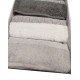SET 3 ASCIUGAMANO + 3 OSPITE SPUGNA JACQUARD IPERIONE GABEL
