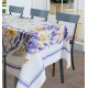 TOVAGLIA COTONE DIGITALE LAVANDA FIORI PEZZOLI