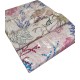 ASSORTITO 4 PEZZI COMPLETO LENZUOLA COTONE MATRIMONIALE DELICATO CORALLI CONCHIGLIE HOME SWEET HOME