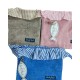 ASSORTITO 6 PEZZI POCHETTE COTONE SPUGNA COSTA AZZURRA GITIESSE