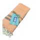 TELO MARE PAREO 90X170CM JACQUARD DOUBLE FACE FRANGE NEMO LINEA ORO