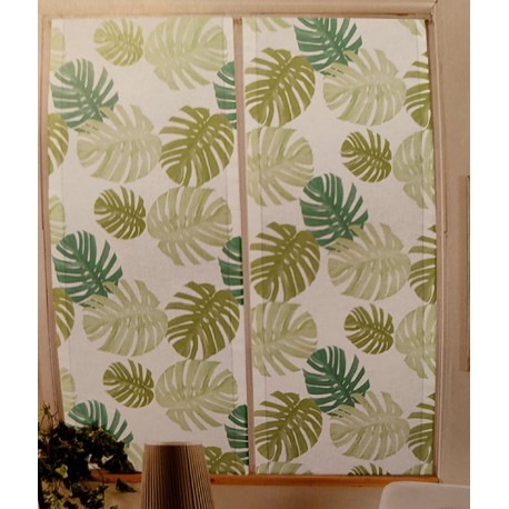 COPPIA TENDINE STAMPATE MIA FOGLIE M061 DOLCE CASA