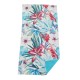 TELO MARE MICROFIBRA 90X170CM DIGITALE WAIKIKI FIORI AZZURRO GITIESSE