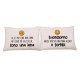 COPPIA FEDERE CUSCINO COTONE FACCINE MIAMI GIT