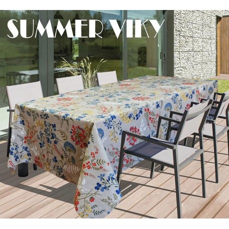 TOVAGLIA MISTO COTONE MIROS FIORI SUMMER VICKY PEZZOLI