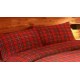 COPPIA FEDERE CUSCINO KILT QUADRIFOGLIO