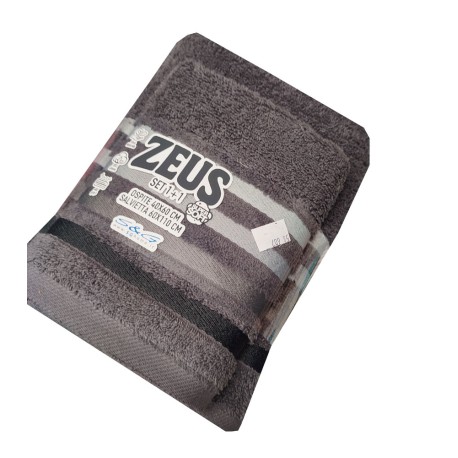 COPPIA SPUGNA ASCIUGAMANO + OSPITE ZEUS 480GR/M2 SGHOME