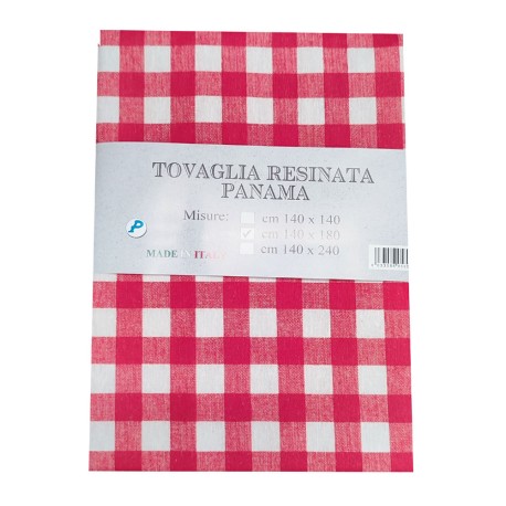 TOVAGLIA RESINATA QUADRETTI ROSSI MIROS PEZZOLI