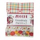 SET CUCINA COTONE DISEGNO ZUCCHE PEZZOLI