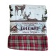 PLAID PILE STAMPATO AGNELLATO DOLOMITI PEZZOLI