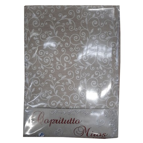 COPRITUTTO MISTO COTONE FOGLIOLINE MIROS PEZZOLI