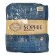 ACCAPPATOIO CON CAPPUCCIO TINTA UNITA SOPHIE BLU NAUTICAL