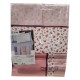 COMPLETO LENZUOLA COTONE MATRIMONIALE AZZURRA CHIARAFEDI ROSA