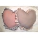 CUSCINO ARREDO IMBOTTITO 37X30CM CUORE FRILL PEZZOLI