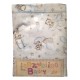 COMPLETO LENZUOLA COTONE LETTINO GATTINI PEZZOLI AZZURRO