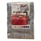 COPRITUTTO COPRILETTO COTONE JACQUARD MELANGE TG GRIGIO