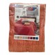 COPRITUTTO COPRILETTO COTONE JACQUARD MELANGE TG RUGGINE