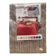 COPRITUTTO COPRILETTO COTONE JACQUARD MELANGE TG TORTORA