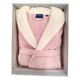 ACCAPPATOIO CON CAPPUCCIO BICOLOR LONDON VINGI ROSA