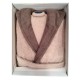 ACCAPPATOIO CON CAPPUCCIO BICOLOR LONDON VINGI TORTORA