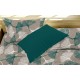 COPPIA FEDERE CUSCINO GINKO QUADRIFOGLIO VERDE