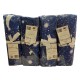 ASSORTITO 4 PEZZI COMPLETO LENZUOLA COTONE MATRIMONIALE DELICATO LUNA PIANETI HOME SWEET HOME