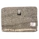 COPERTA MISTO LANA MELANGE SIDNEY ARTIGIANALE ITALIA GRIGIO