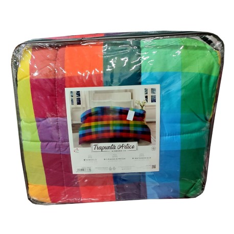 TRAPUNTA INVERNALE MICROFIBRA ARTICO MULTICOLOR 22 LOVELY HOME