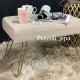 POUF PANCA 60X40X40CM VELVET SOPHIE