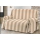 COPERTURA ARREDO DIVANO RIGATO VERONICA ONDA BLU
