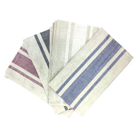 STROFINACCI 50X70CM CONF. 4 PEZZI MISTO LINO FLAX GITIESSE