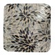 CONFEZIONE 6 PEZZI CUSCINI JACQUARD PER SEDIE ALETTE FOGLIOLINE TG BLU
