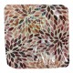 CONFEZIONE 6 PEZZI CUSCINI JACQUARD PER SEDIE ALETTE FOGLIOLINE TG RUGGINE