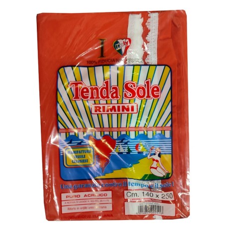 TENDA DA SOLE TINTA UNITA RIMINI MANIFATTURE CALUSIESE ARANCIO