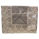 COMPLETO LENZUOLA COTONE MATRIMONIALE REBRODE&#039; ELEGANCE NAZARENO GABRIELLI GRIGIO