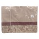 COMPLETO LENZUOLA COTONE MATRIMONIALE PLISSE&#039; FELCI CHIARAFEDI ROSA RETRO