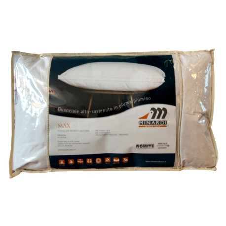GUANCIALE PIUMA D'OCA 20 PIUMINO 80 PIUMETTE 1400GR MAX MINARDI