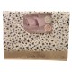 COMPLETO LENZUOLA MATRIMONIALE COTONE ROSELLINE EMY DOLCE NOTTE PEZZOLI AZZURRO