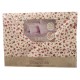 COMPLETO LENZUOLA MATRIMONIALE COTONE ROSELLINE EMY DOLCE NOTTE PEZZOLI ROSA