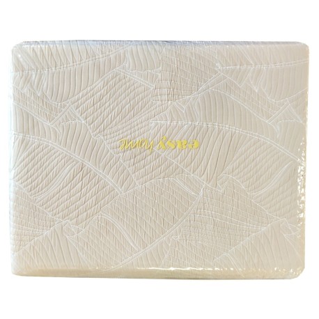 TRAPUNTINO MATRIMONIALE JACQUARD ELEGANCE EASY HOME PANNA