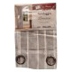 PANNELLO TENDA 140X290CM RIGATA PRESTON VT GRIGIO