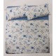 COMPLETO LENZUOLA MATRIMONIALE PERCALLE PIZZO ARIEL SAMOA NOVIA CARTELLINO
