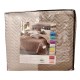 TRAPUNTINO MATRIMONIALE MICROFIBRA DOUBLE FACE CLIO GF FERRARI BEIGE